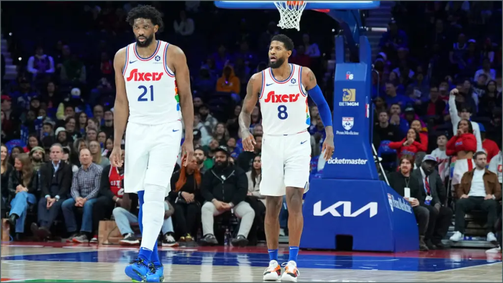 76ers eye critical nba draft lottery as paul george's season