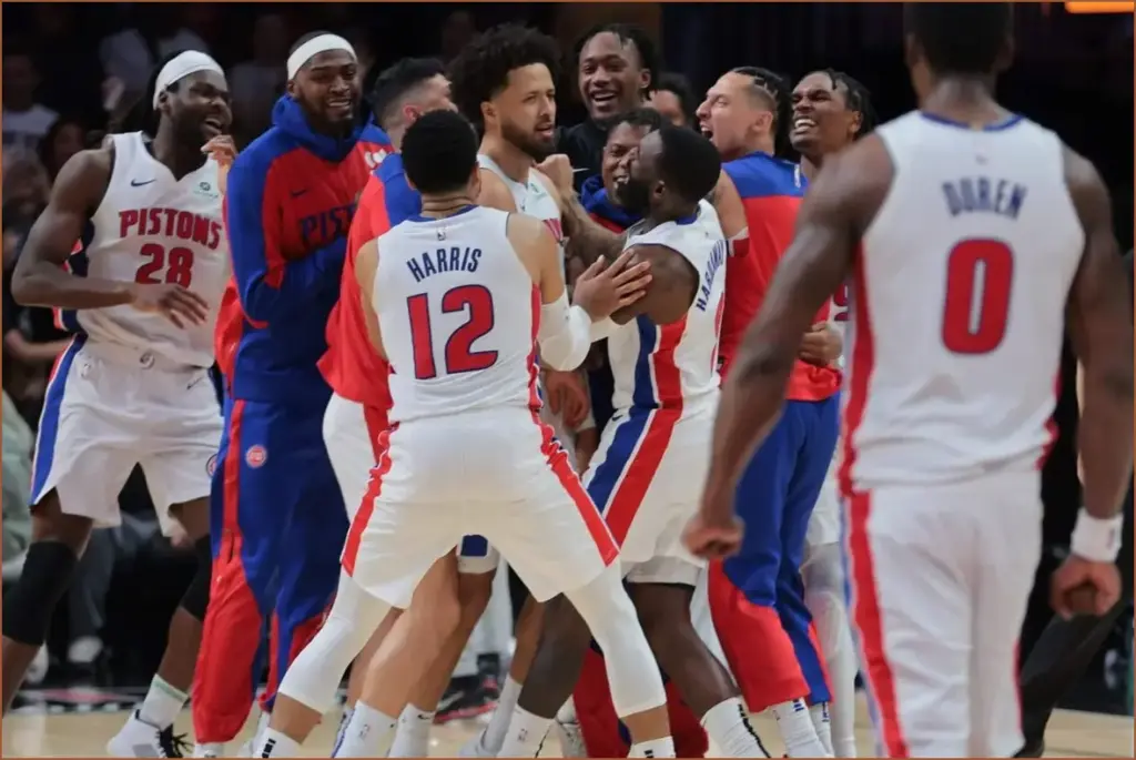 Cade Cunningham Shines with Game-Winning Three Against Heat Cade cunningham shines with game winning three against heat