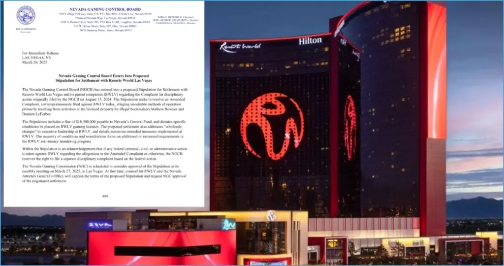 Resorts world faces potential record casino fine in nevada