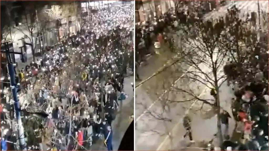 Stunning footage reveals new sonic weapon dispersing protesters instantly