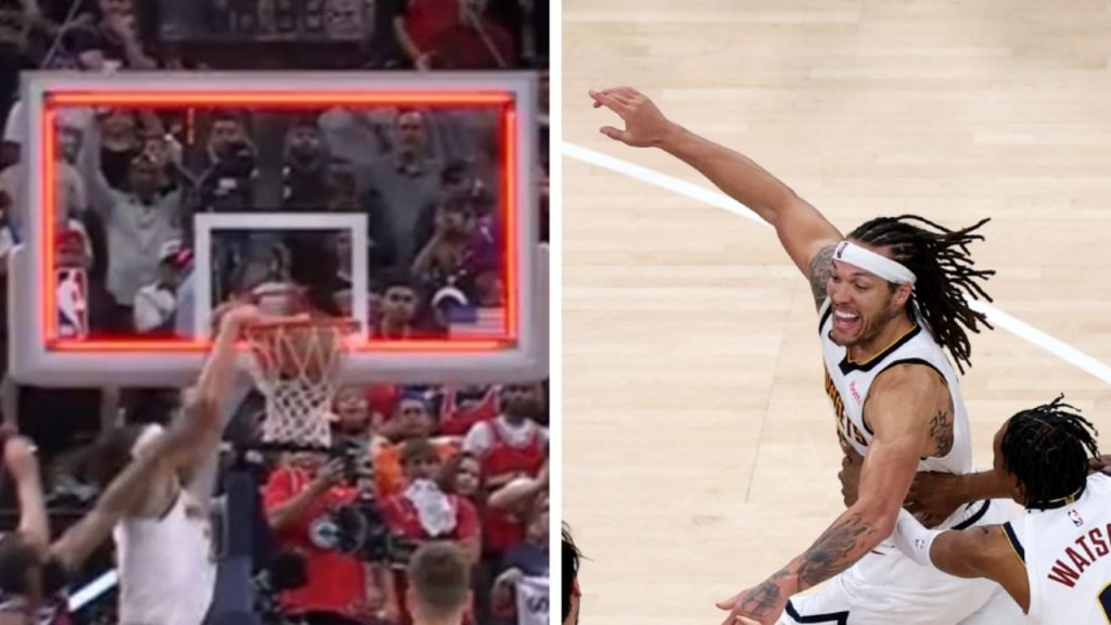 Aaron gordon's epic buzzer beater secures victory for nuggets against
