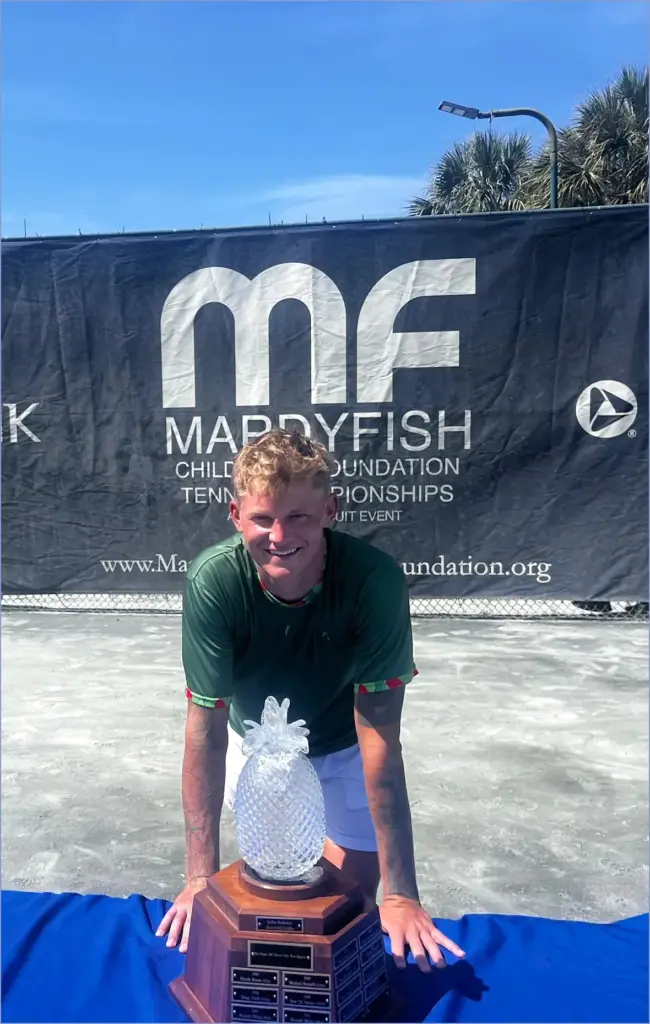 Blu baker secures second itf pro title at mardy fish