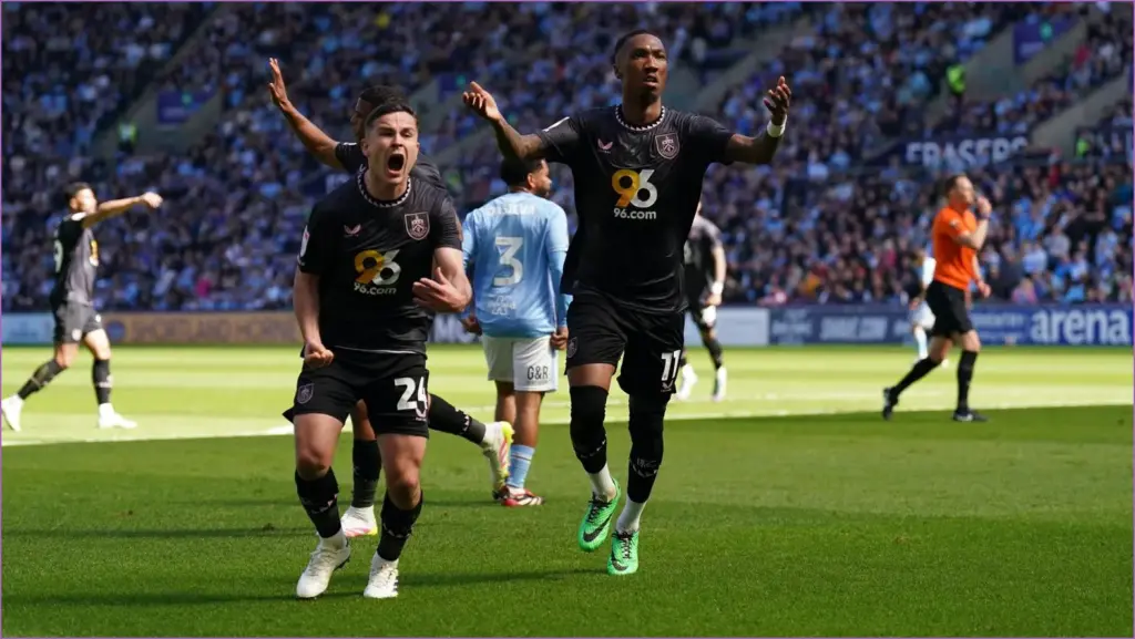 Coventry falls to burnley in close encounter