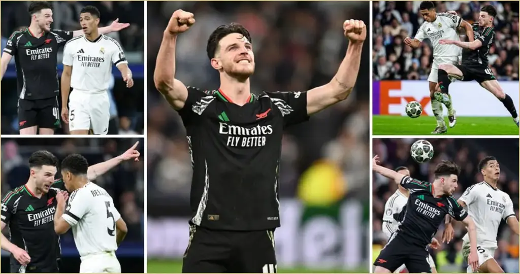 Declan Rice Outshines Jude Bellingham in Intense Showdown Declan rice outshines jude bellingham in intense showdown