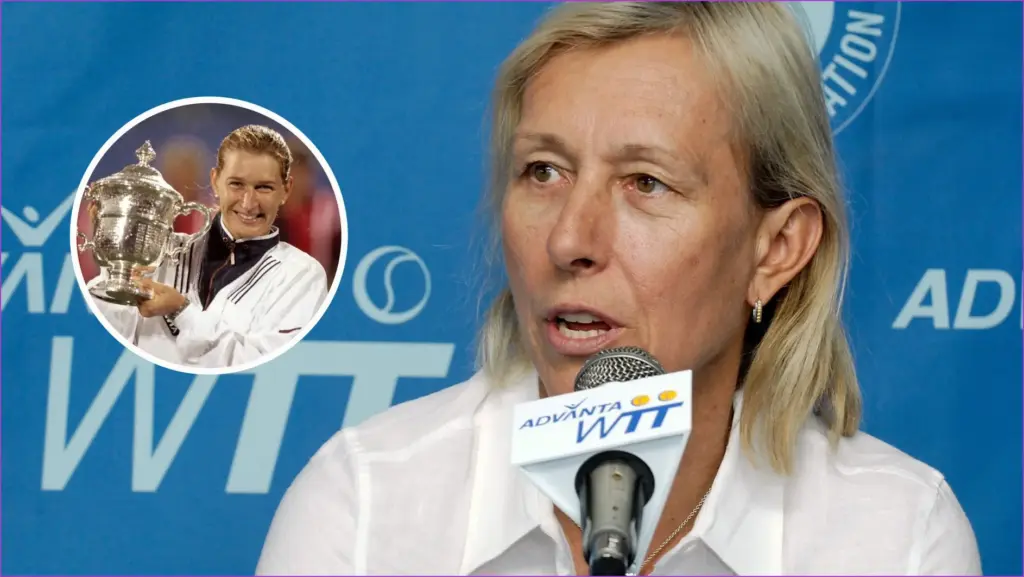 Martina navratilova's choice for the greatest tennis player