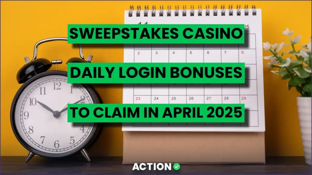 Top 6 sweepstakes casinos offering daily login bonuses in april