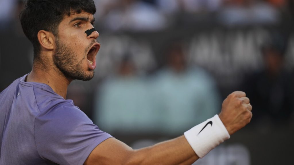 Alcaraz triumphs over sinner to secure italian open and strengthen