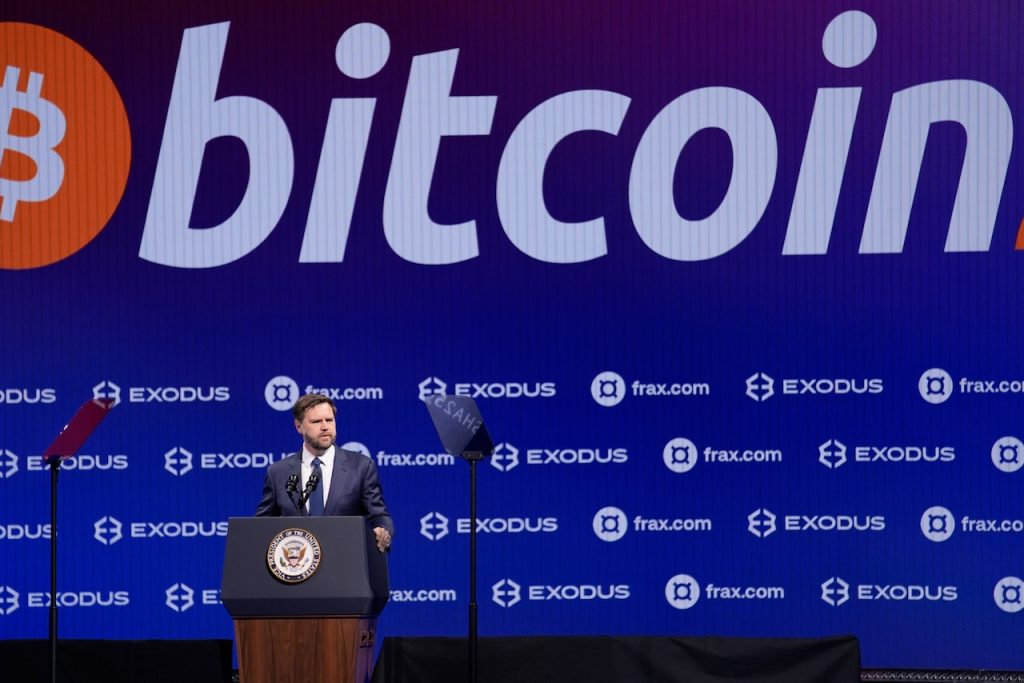 Jd vance champions cryptocurrency as a movement in industry speech