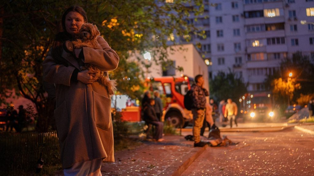 Kyiv faces major drone and missile assault