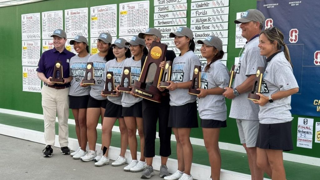 Northwestern claims victory in 2025 ncaa di women's golf championship