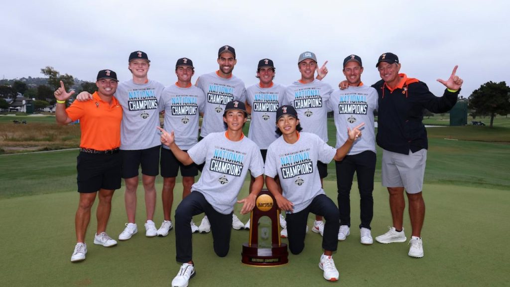 Oklahoma state claims 2025 ncaa division i men's golf championship