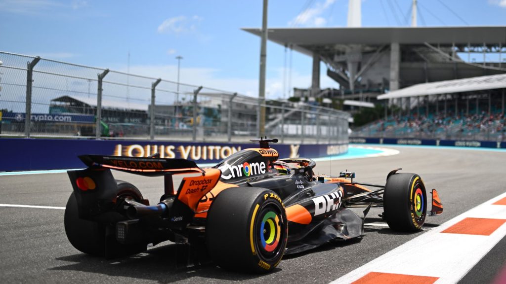 Piastri shines in practice as bearman's crash sparks sprint qualifying