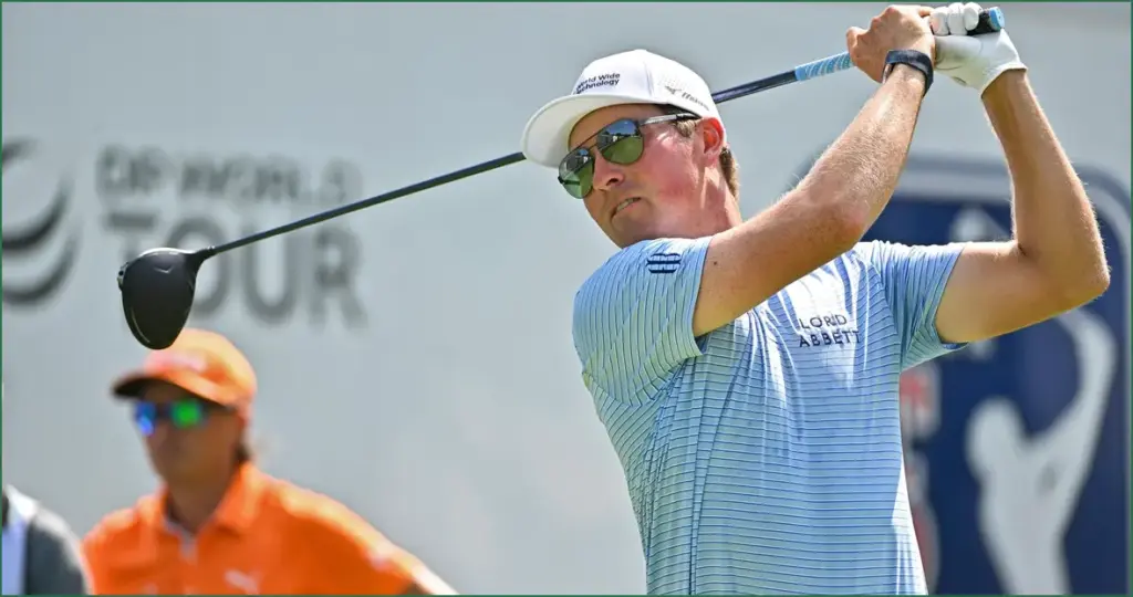 Ben griffin celebrates first pga tour win at colonial