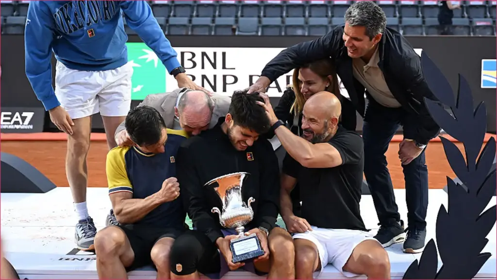 Carlos alcaraz shines bright while jannik sinner struggles