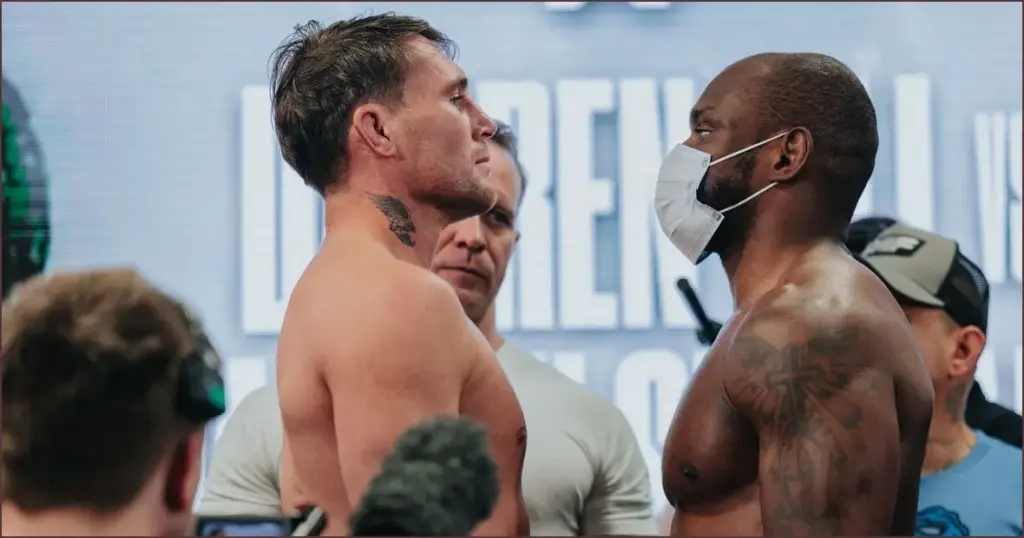Darren till faces darren stewart in electrifying misfits boxing showdown