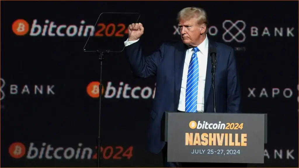 Djt stock declines following trump media's bitcoin fundraising announcement
