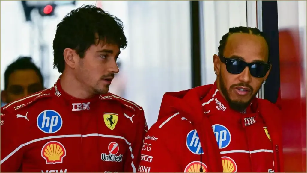 Ferrari's friday triumph: leclerc leads, piastri shines amidst red bull