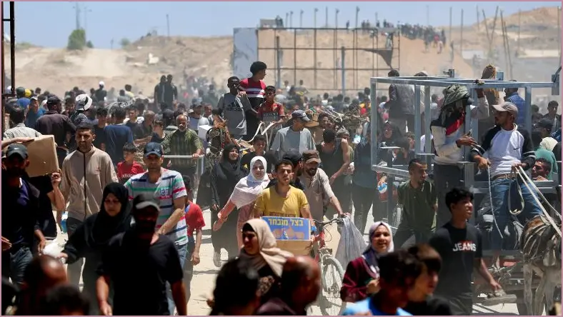 Israel Confronts Increasing Criticism Amid Chaotic Gaza Aid Distribution Israel confronts increasing criticism amid chaotic gaza aid distribution