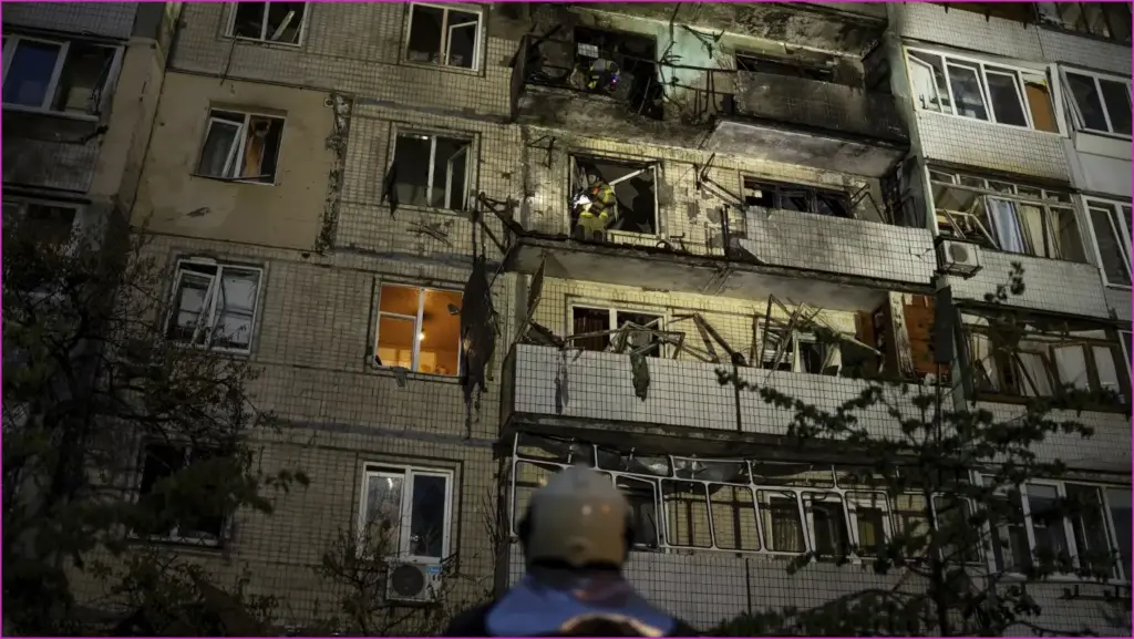 Kyiv faces widespread attacks as explosions rock the city