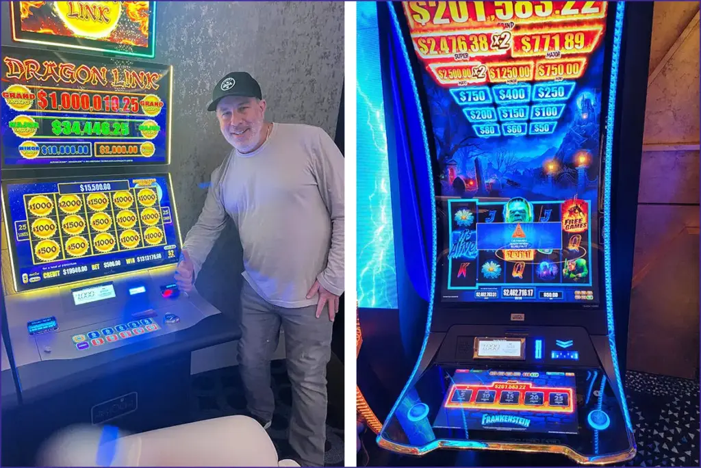 Massive jackpots of over $2.4 million celebrated at fontainebleau las