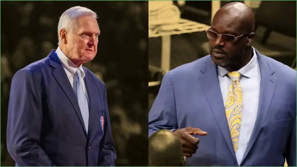 Shaquille o'neal reflects on jerry west's old man strength after
