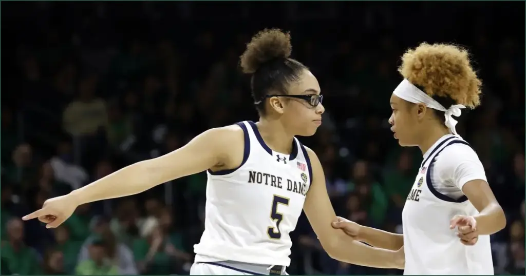 Tension Flairs Between Former Notre Dame Stars at WNBA Game Tension flairs between former notre dame stars at wnba game