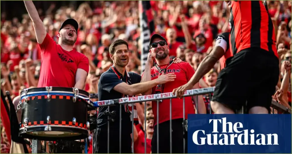 Xabi alonso celebrates a heroic farewell as dortmund spoils leverkusen's