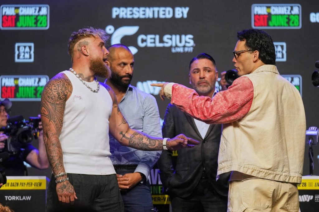 Catch the paul vs. chavez boxing showdown live online today
