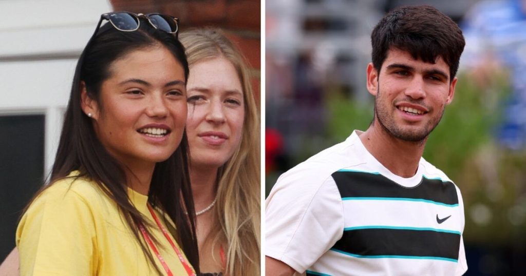 Emma raducanu discusses her connection with carlos alcaraz and recent