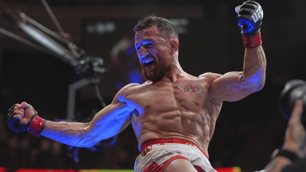 Harrison and dvalishvili crowned ufc 316 135 pound champions with president