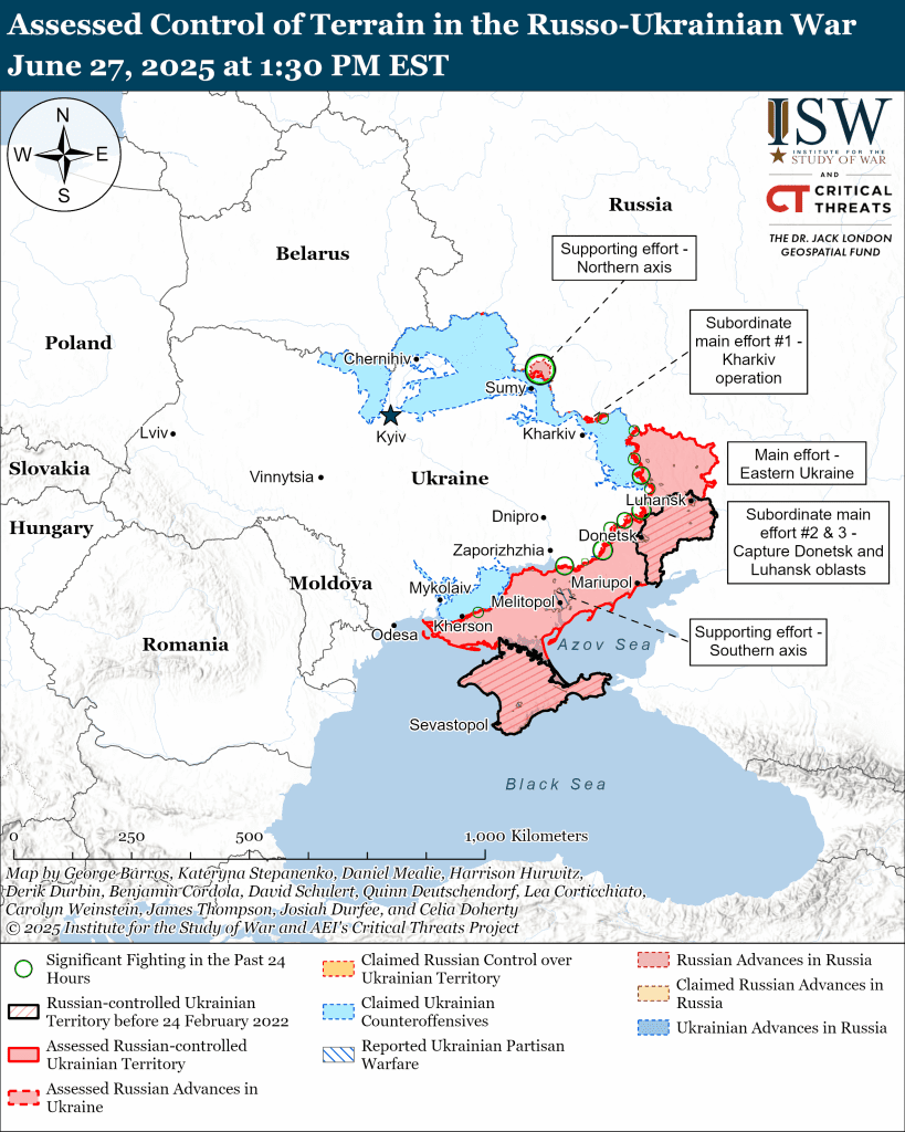 Insights on the evolving dynamics of the russian offensive campaign,