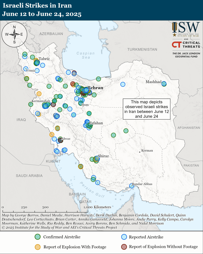 Iran insights: evening update, june 24, 2025