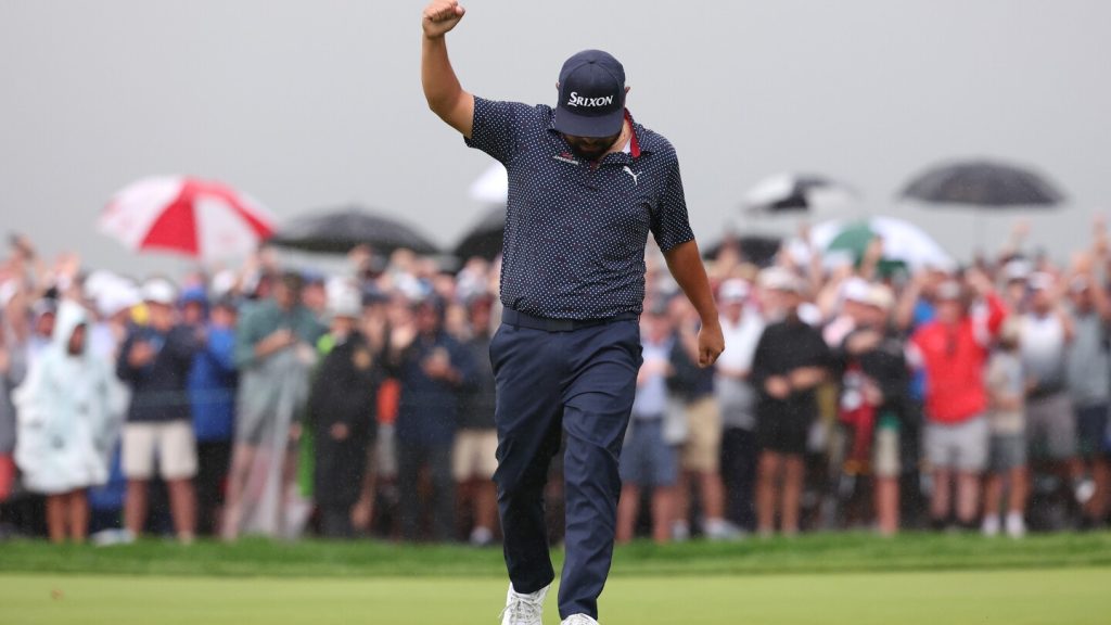 J.j. spaun's dramatic 64 foot birdie secures u.s. open victory at