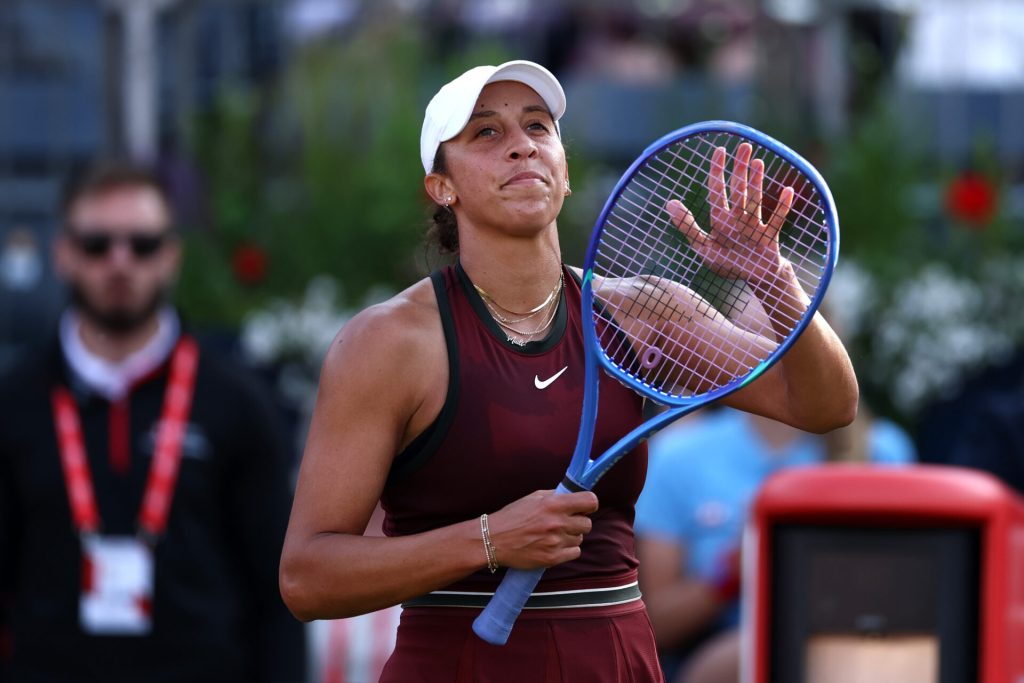 Madison keys and taylor fritz celebrate victories as grass court