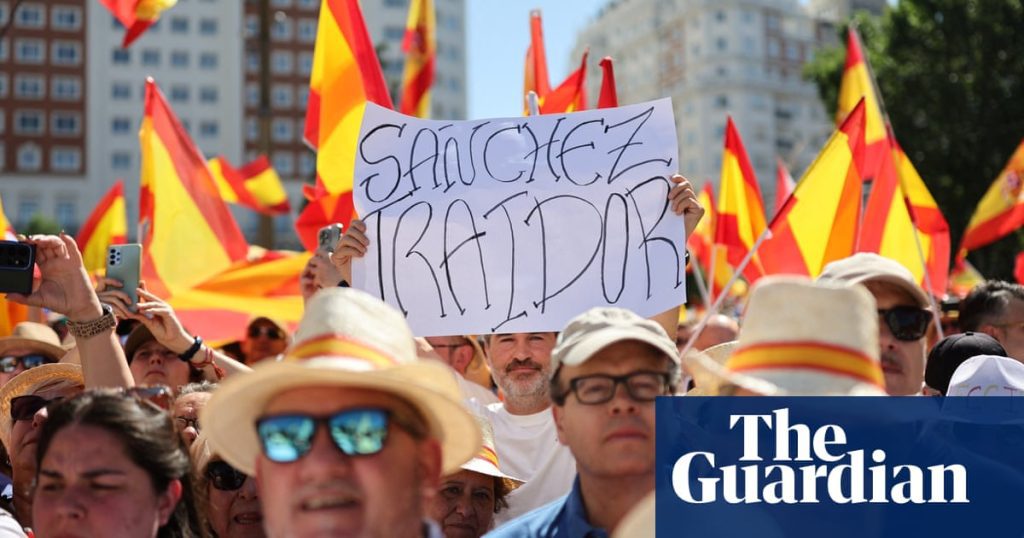 Massive demonstrations in madrid opposing sánchez's government