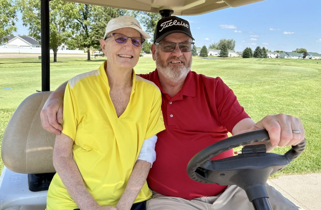 Olafsons' golf passion faces new challenges with leukemia diagnosis