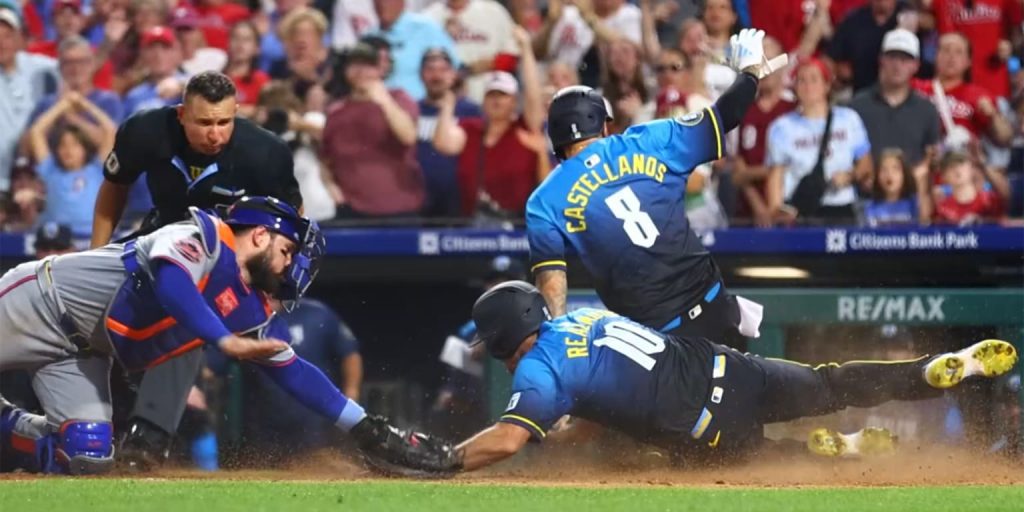 Phillies take first place in nl east with victory over