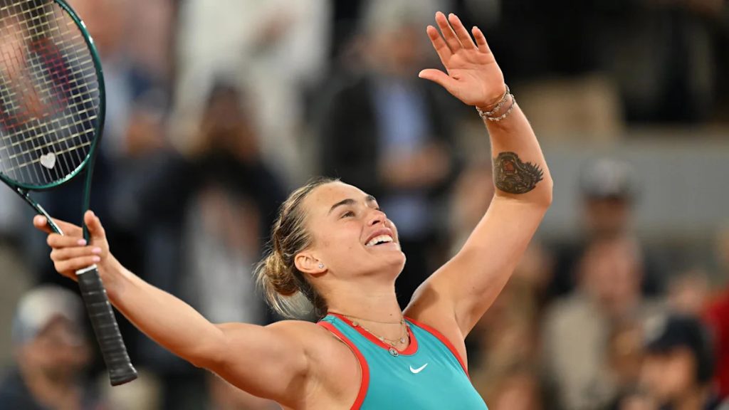 Sabalenka knocks out swiatek to secure french open final spot