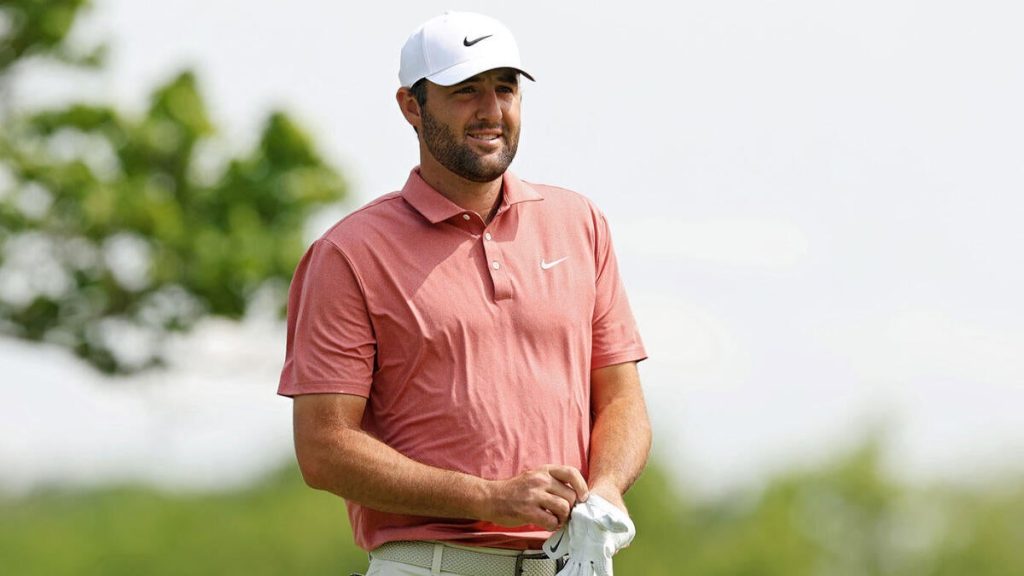 Scheffler pursues back to back victory, narrowly leads griffin after 54 holes