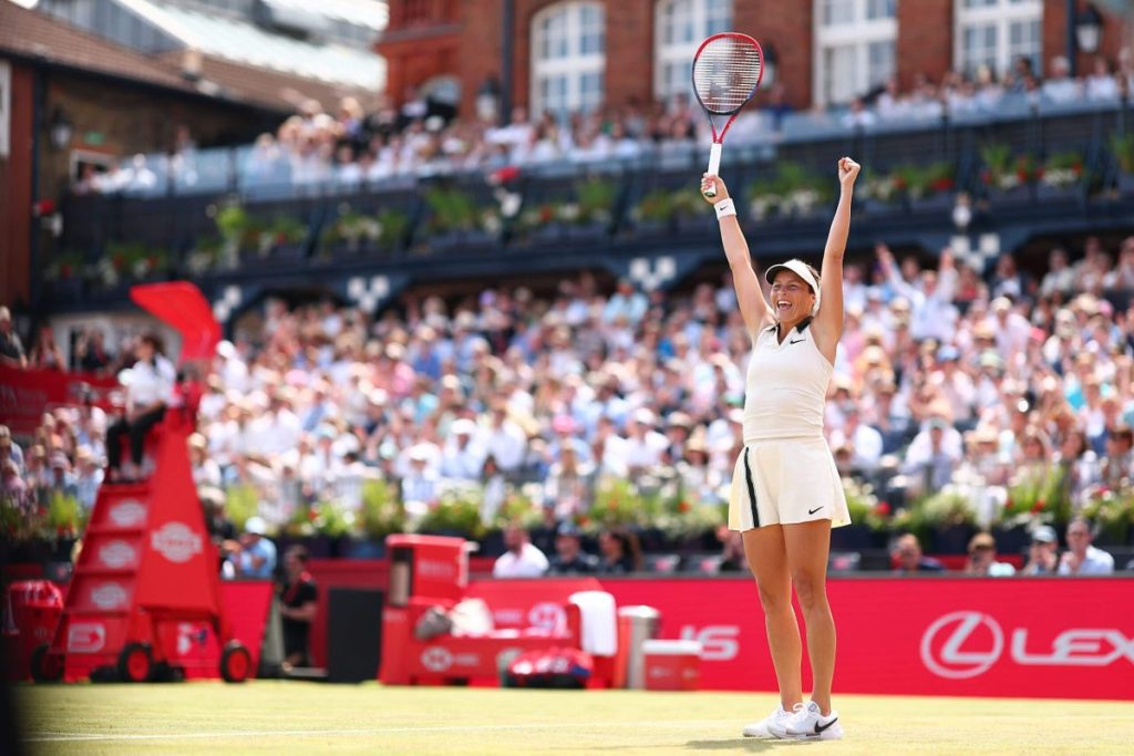 Tatjana maria achieves historic victory as first women's queen's champion