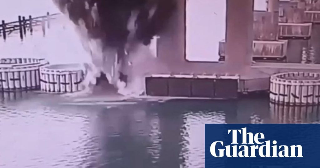 Underwater explosives target crimea russia bridge in strategic strike