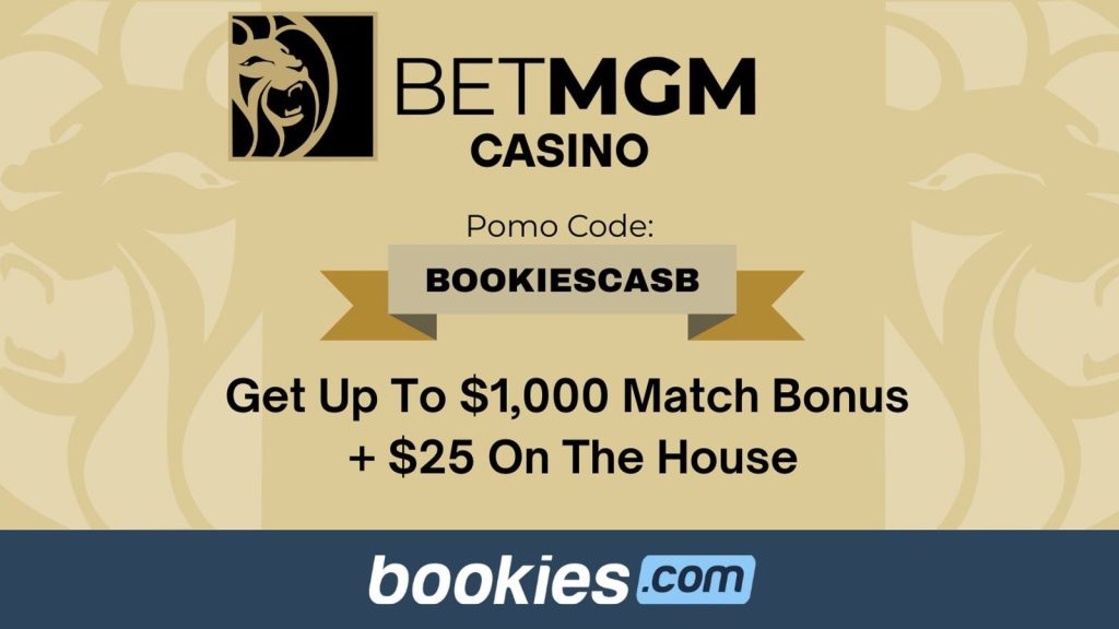Unlock a $1000 match bonus plus $25 free on us