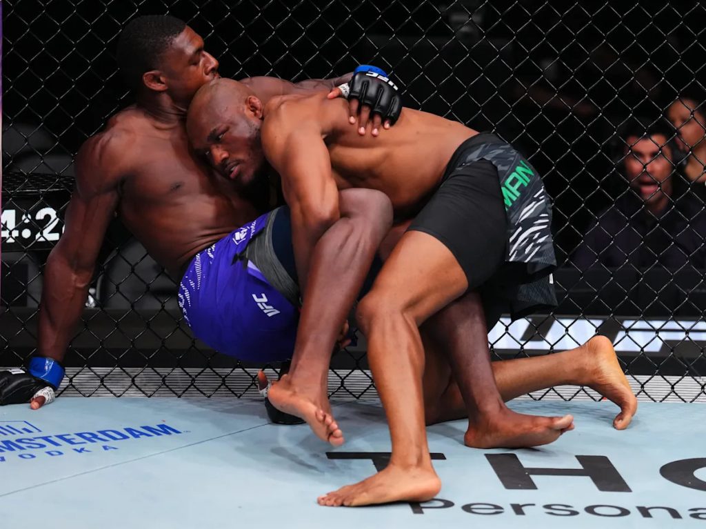 Usman dominates buckley in heartfelt comeback, eyes title shot