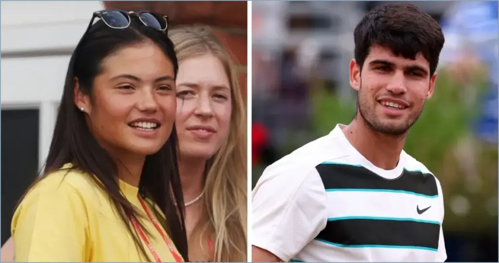 Emma raducanu discusses her connection with carlos alcaraz and recent