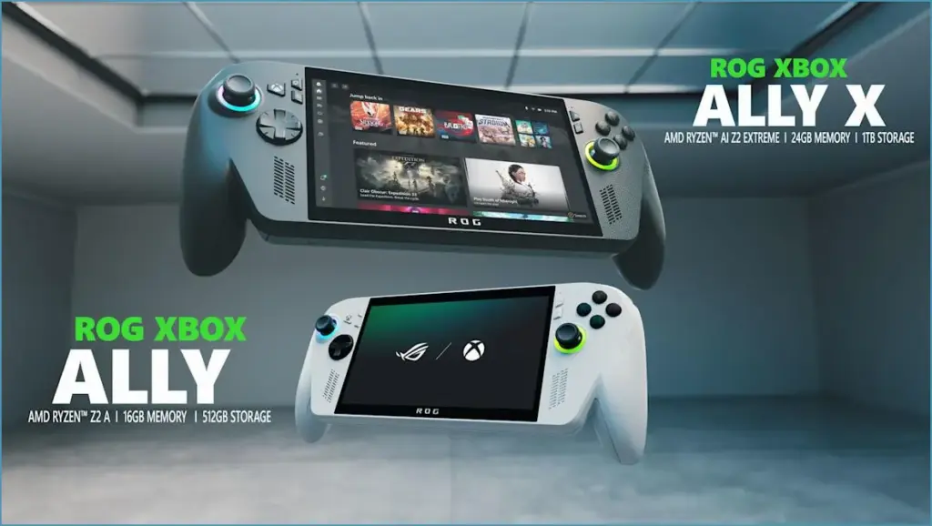 Exciting new handheld gaming device from rog and xbox arriving