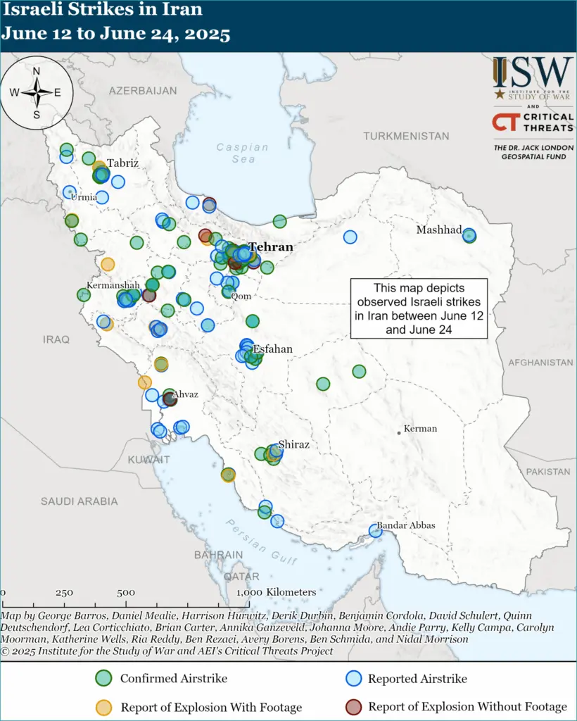 Iran insights: evening update, june 24, 2025
