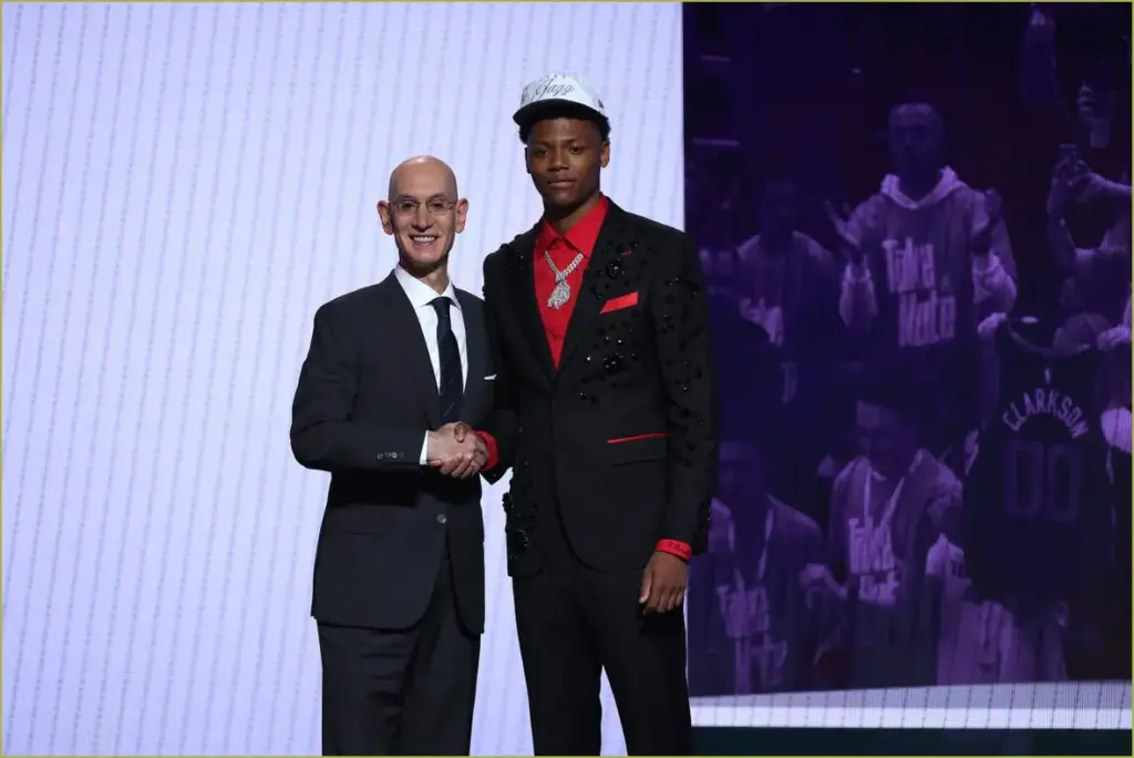 Jazz Secure Ace Bailey with No. 5 Pick, Ending Draft Uncertainty Jazz secure ace bailey with no. 5 pick, ending draft