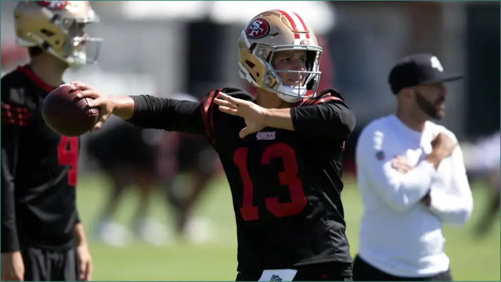 Purdy struggles with interceptions on 49ers minicamp day one