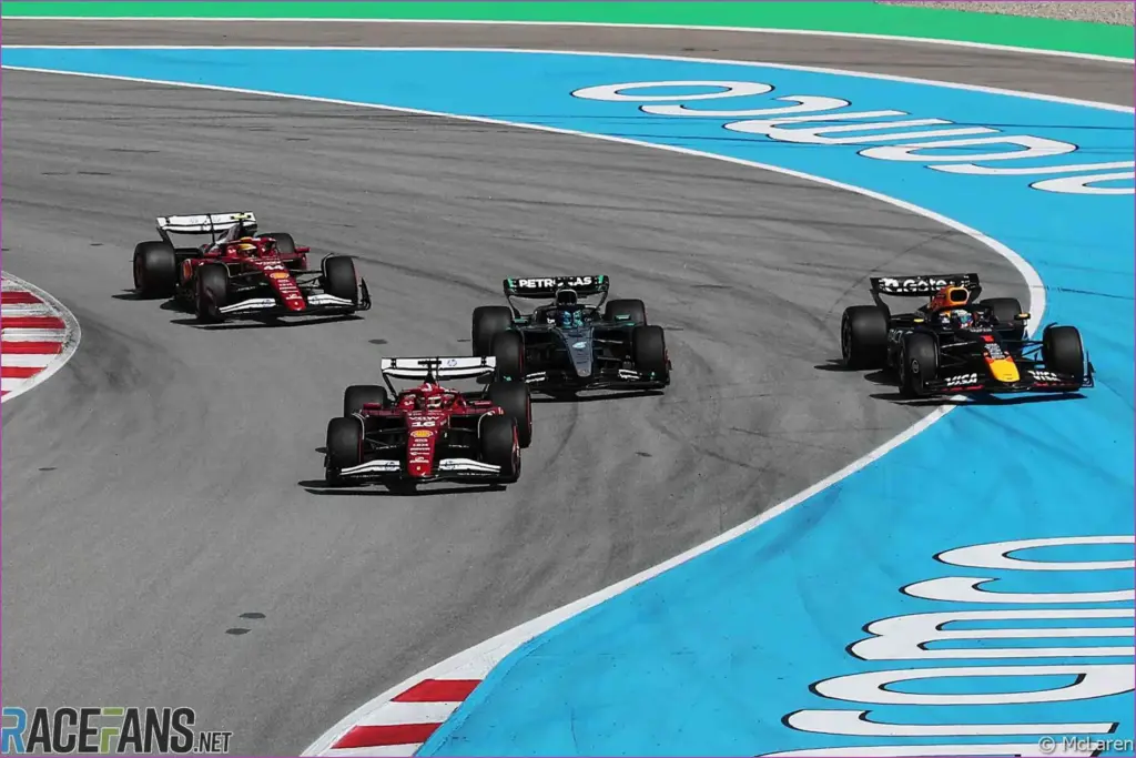 Russell's radio insight shifts red bull's strategy with verstappen