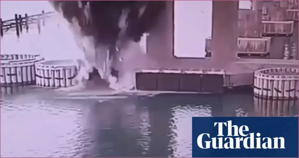 Underwater explosives target crimea russia bridge in strategic strike